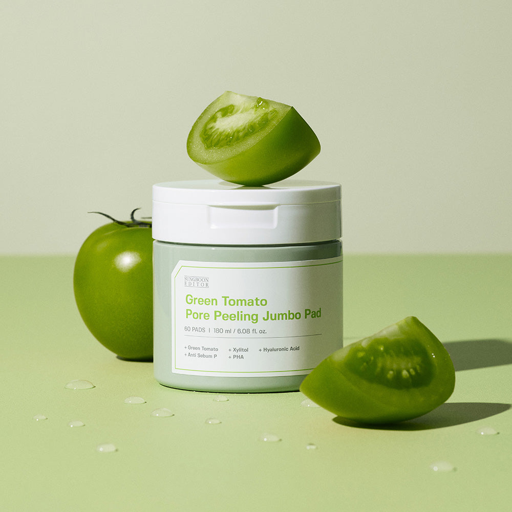 [SUNGBOON EDITOR] Green Tomato Pore Peeling Jumbo Pad 60 Sheets