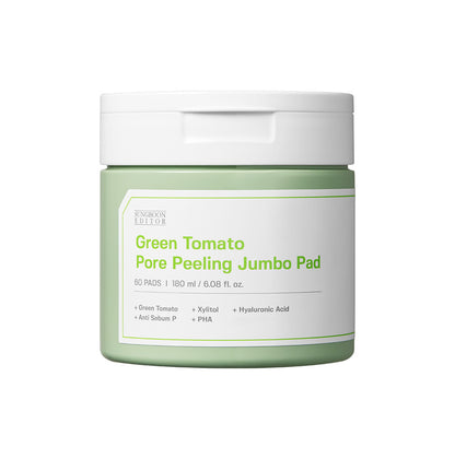[SUNGBOON EDITOR] Green Tomato Pore Peeling Jumbo Pad 60 Sheets