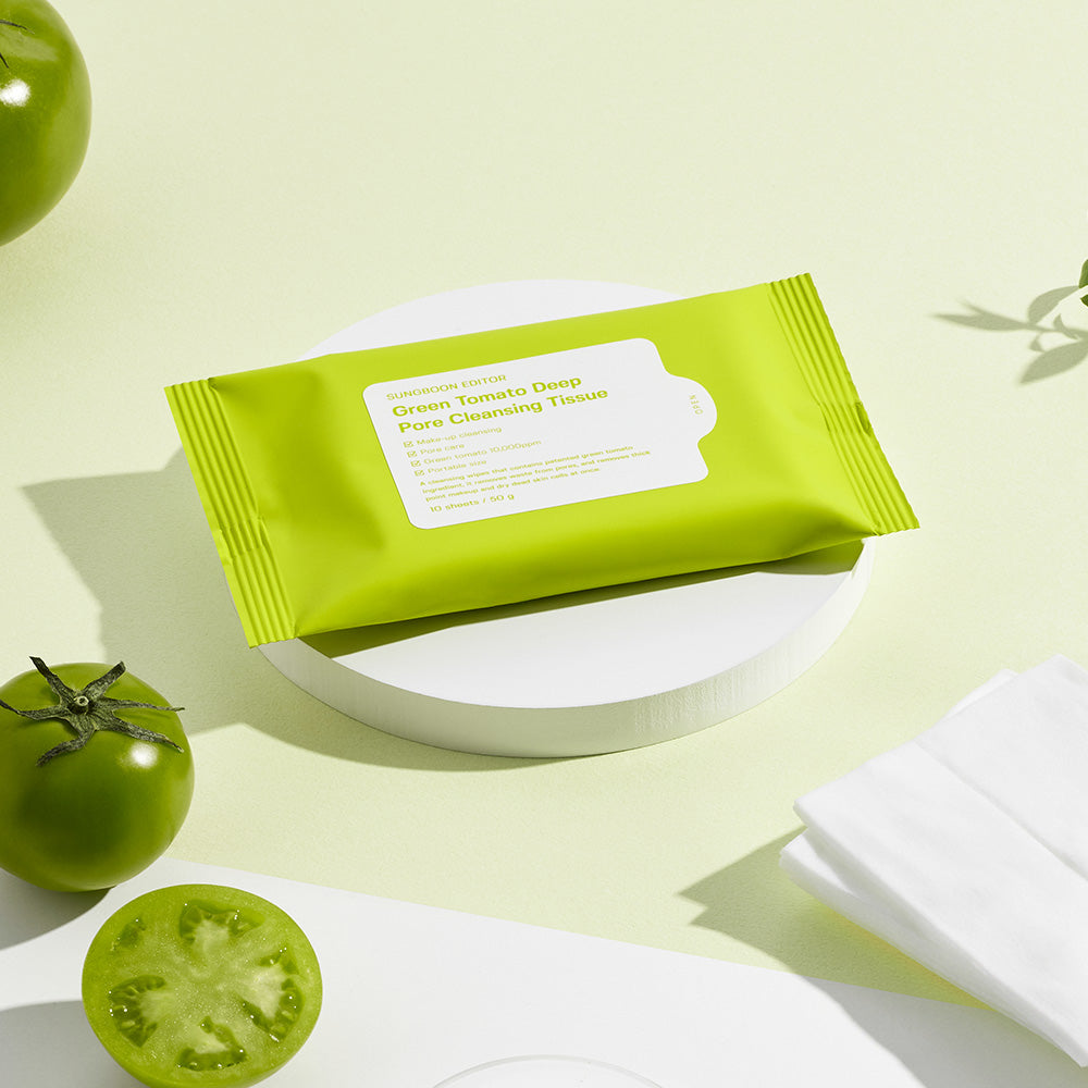[SUNGBOON EDITOR] Green Tomato Deep Pore Cleansing Tissue 50g 10pcs