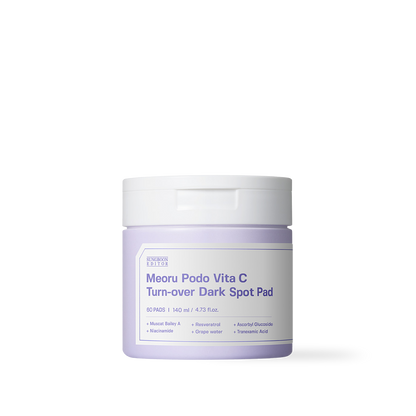 [SUNGBOON EDITOR] Meoru Podo Vita C Turn-over Dark Spot Pad 60pcs, 140ml