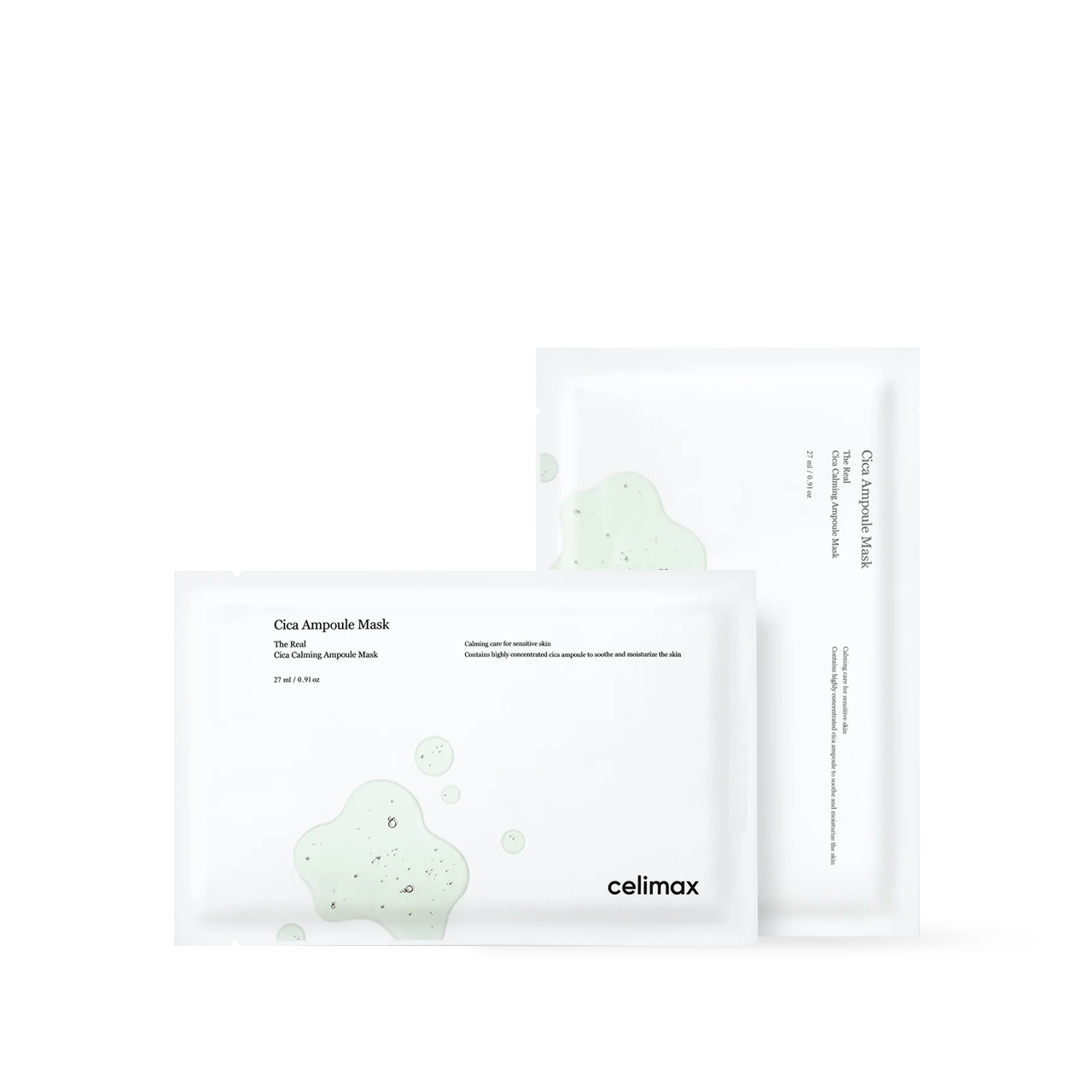 [celimax] The Real Cica Calming Ampoule Mask - 2 Size