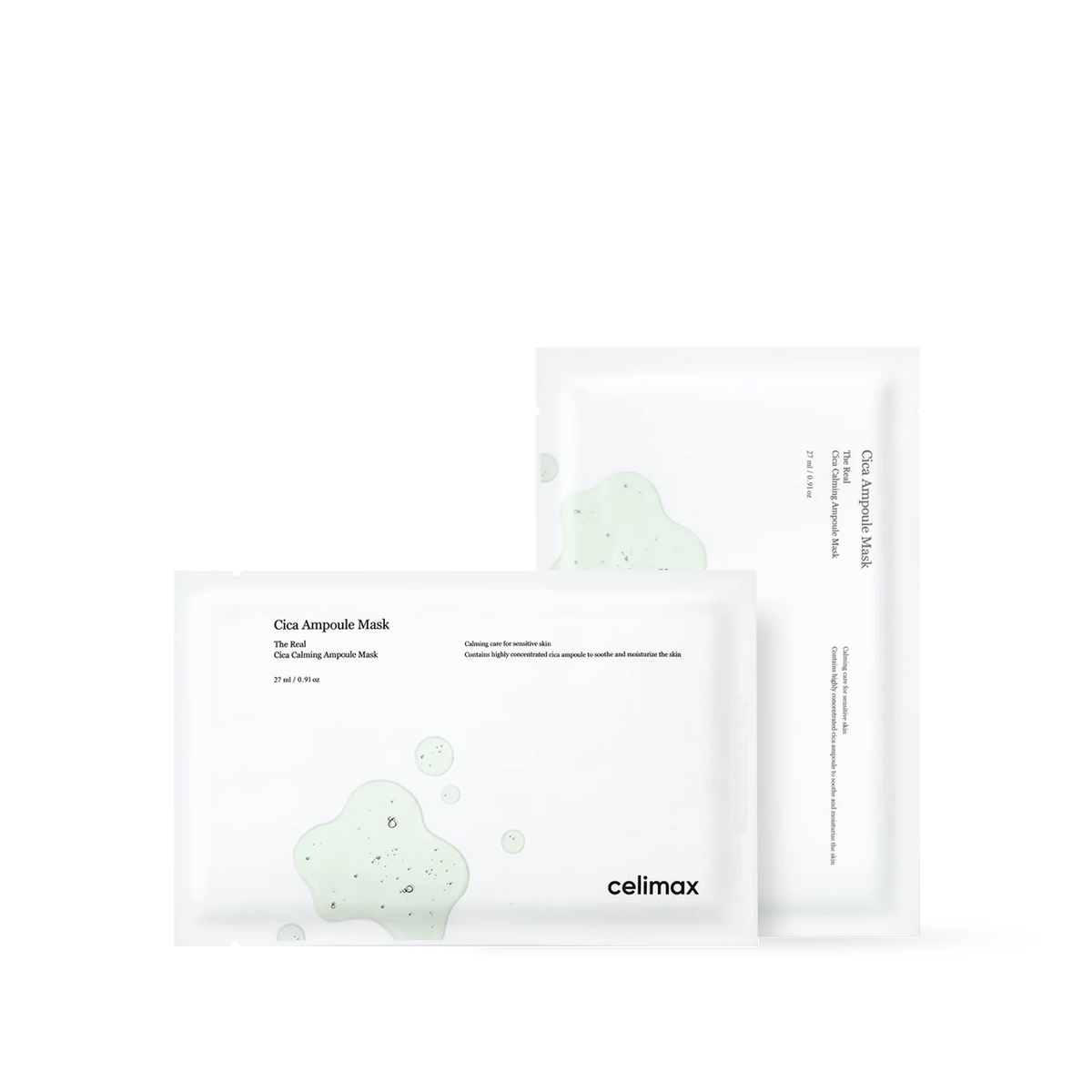 [celimax] The Real Cica Calming Ampoule Mask - 2 Size