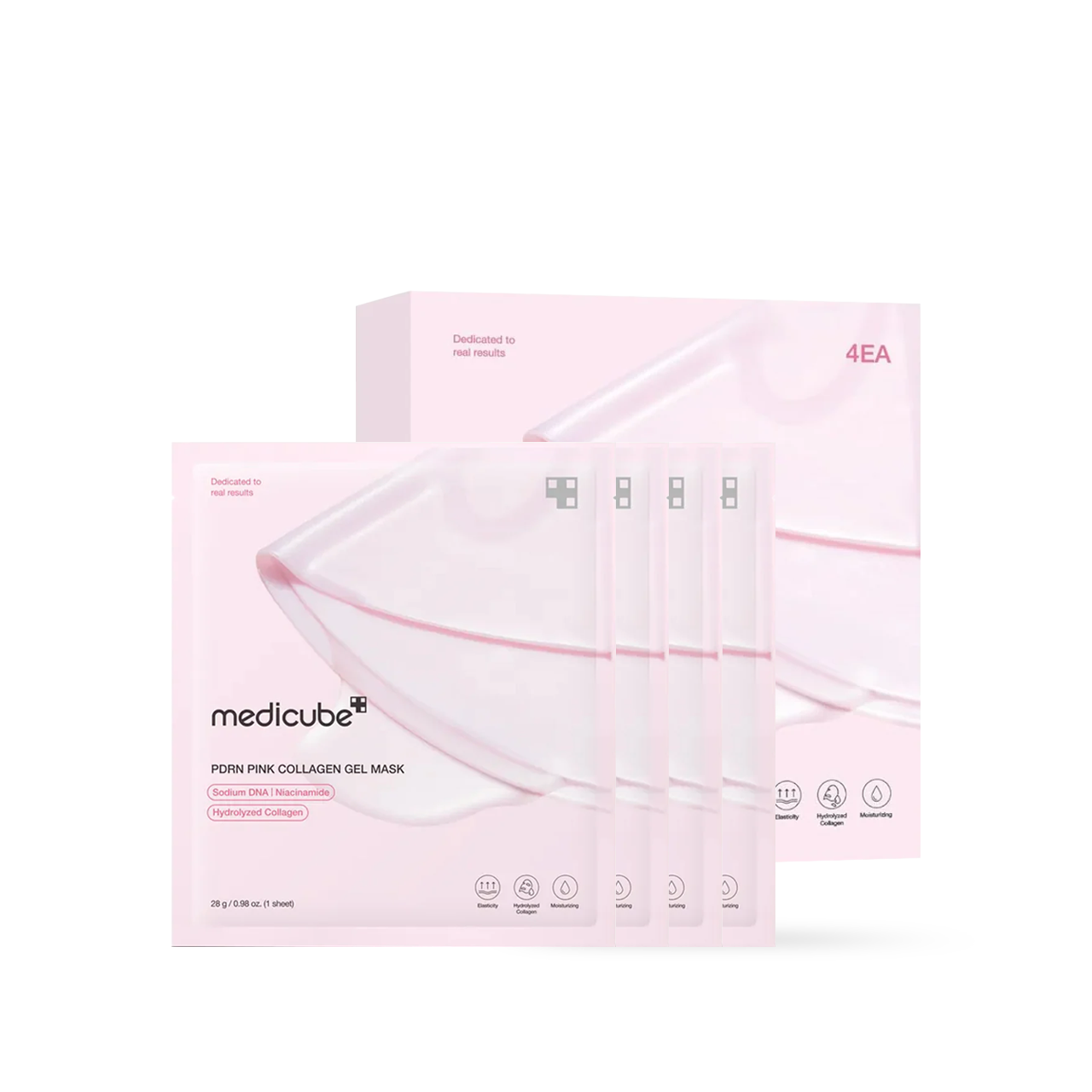 [Medicube] PDRN Pink Collagen Gel Mask 4EA