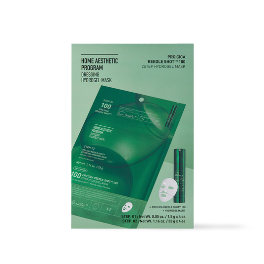 [VT Cosmetics] PRO CICA Reedle Shot 100 2STEP Hydrogel Mask