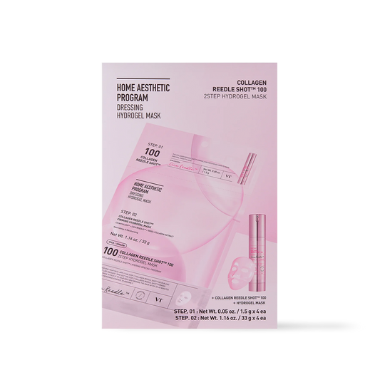 [VT Cosmetics] COLLAGEN Reedle Shot 100 2STEP Hydrogel Mask