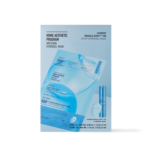 [VT Cosmetics] HYDROP Reedle Shot 100hl 2STEP Hydrogel Mask