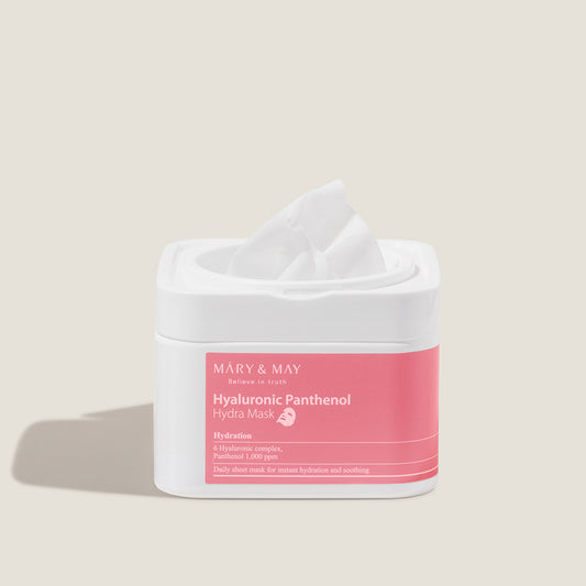 [Mary&May] Hyaluronic Panthenol Hydra Mask 30EA/400g