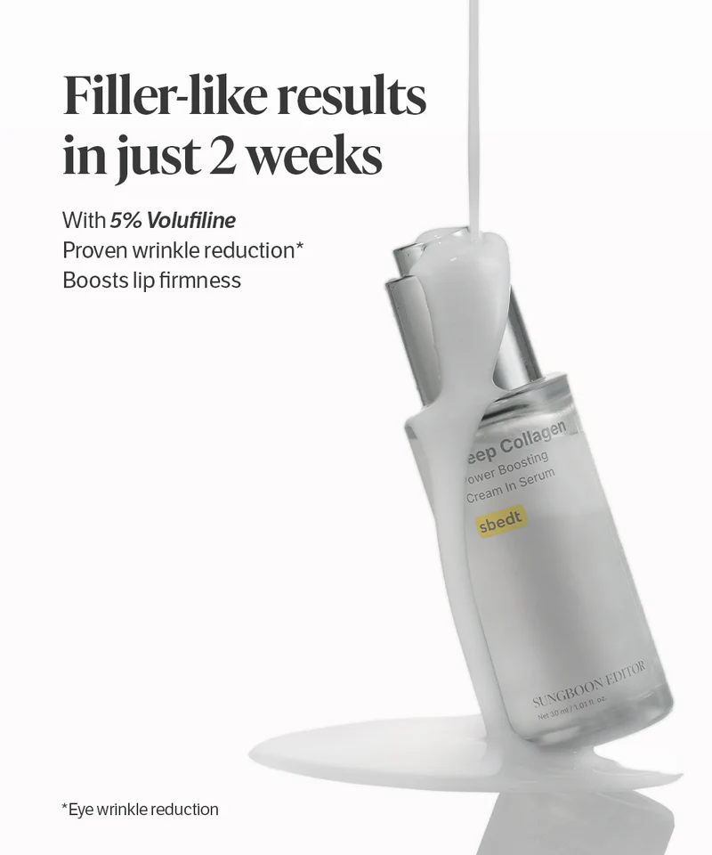 [SUNGBOON EDITOR] Deep Collagen Power Boosting Cream In Serum 30ml