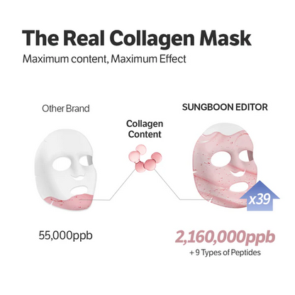 [SUNGBOON EDITOR] Deep Collagen Power Boosting Mask 37g*4ea_sellerevent