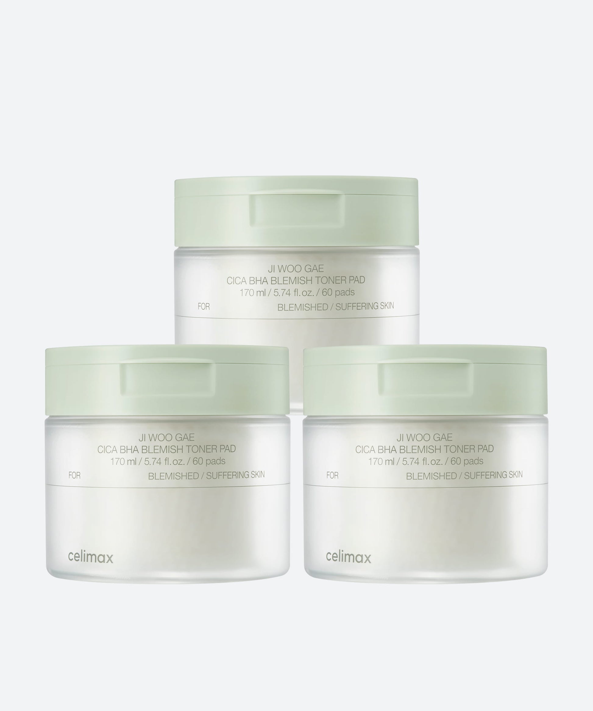 [celimax] Ji Woo Gae Cica BHA Blemish Toner Pad 60pad