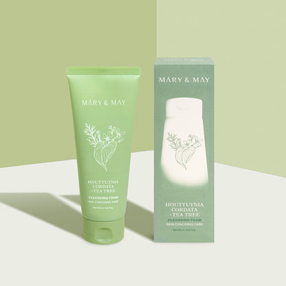 [MARY&MAY] Houttuynia Cordata + Tea Tree Cleansing Foam - 150ml
