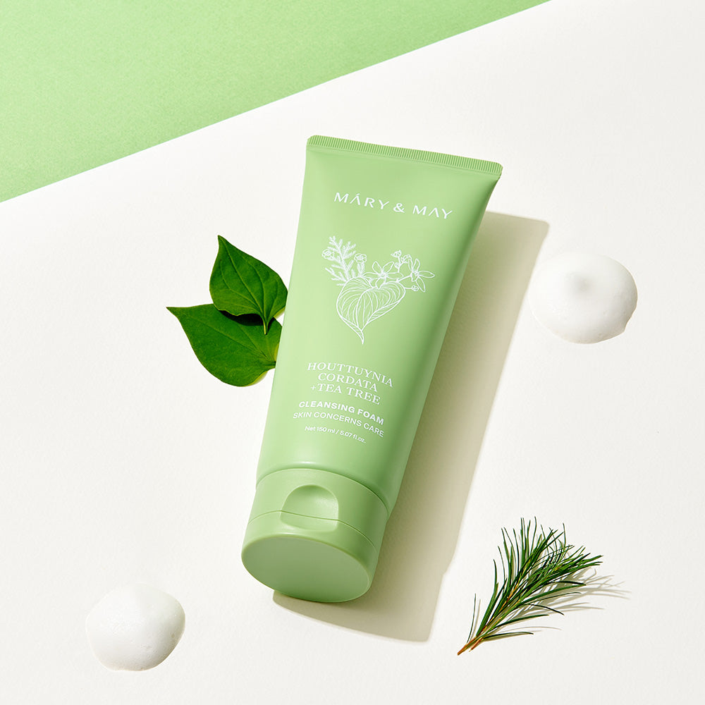 [MARY&MAY] Houttuynia Cordata + Tea Tree Cleansing Foam - 150ml
