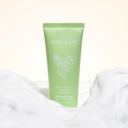 [MARY&MAY] Houttuynia Cordata + Tea Tree Cleansing Foam - 150ml