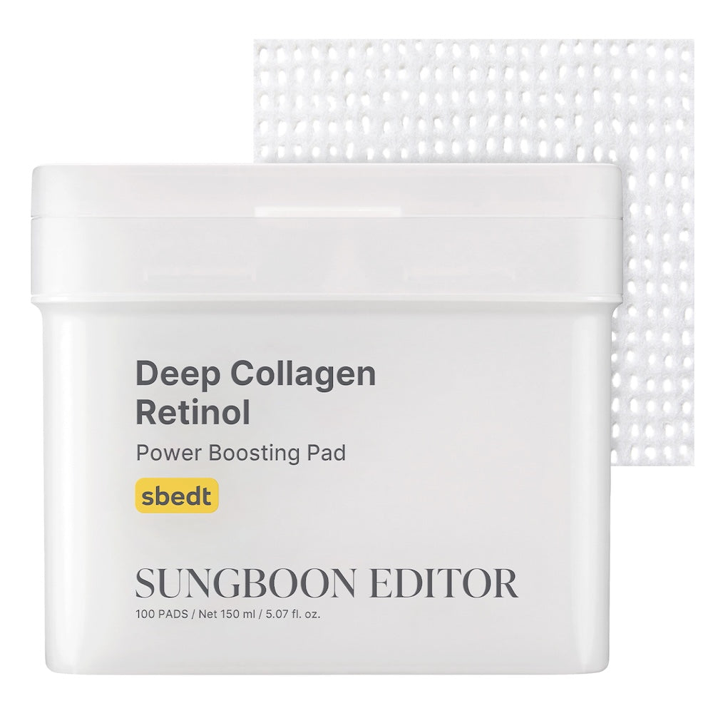 [SUNGBOON EDITOR] Deep Collagen Retinol Power Boosting Pad 150ml 100 pcs