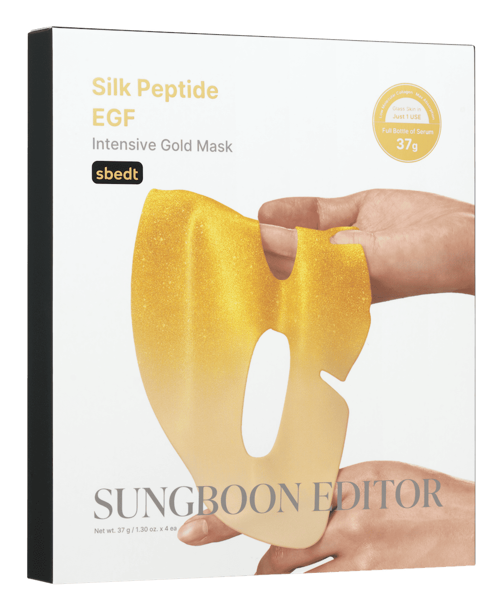 [SUNGBOON EDITOR] Silk Peptide EGF Intensive Gold Mask 37g*4ea