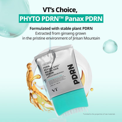 [VT Cosmetics] PDRN Reedle Shot Brush Hair Serum 100ml