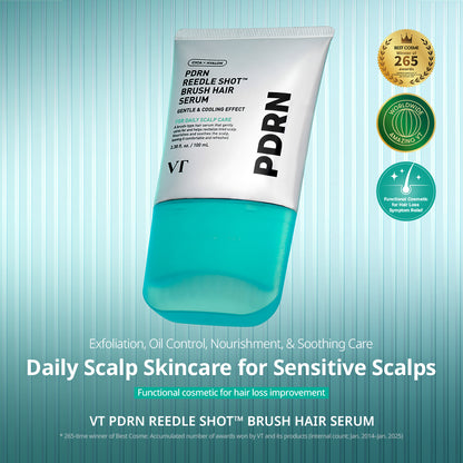[VT Cosmetics] PDRN Reedle Shot Brush Hair Serum 100ml