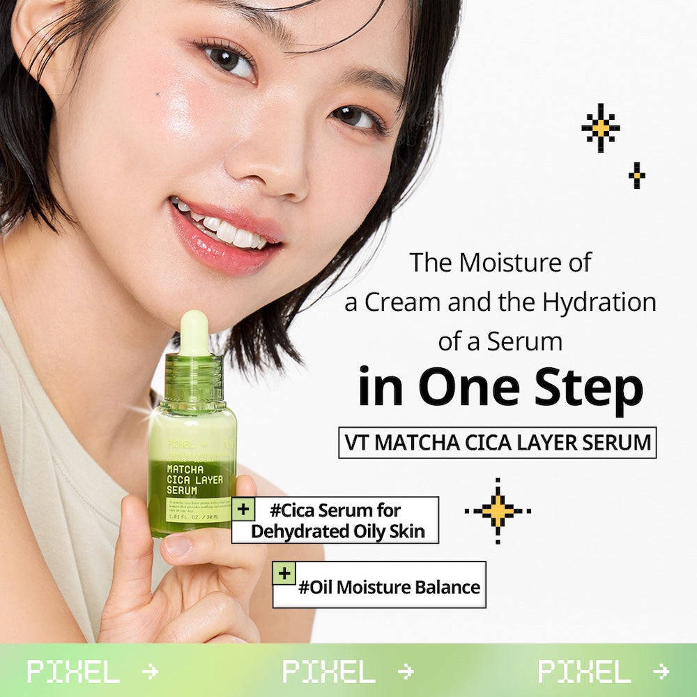 [VT Cosmetics] Matcha Cica Layer Serum 30ml