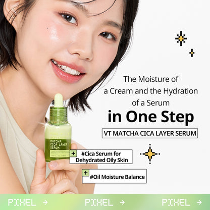 [VT Cosmetics] Matcha Cica Layer Serum 30ml