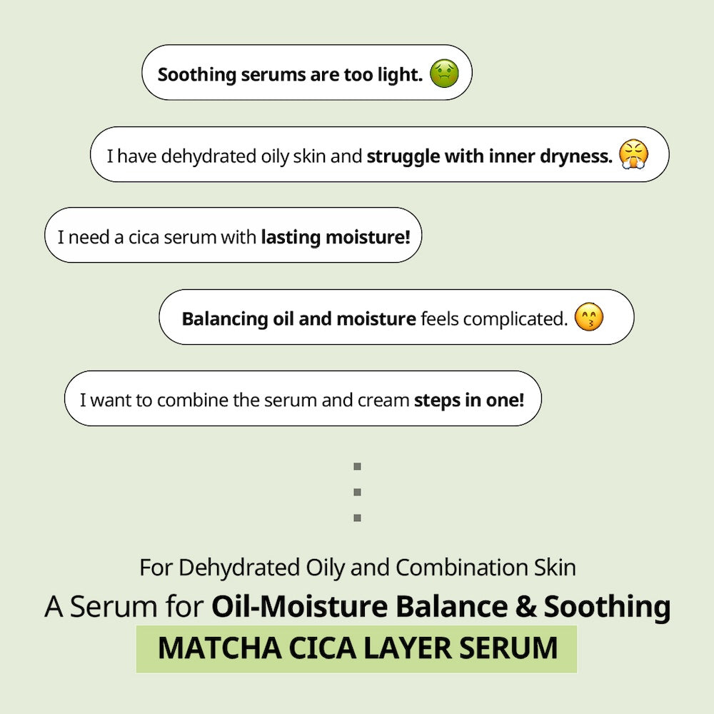 [VT Cosmetics] Matcha Cica Layer Serum 30ml