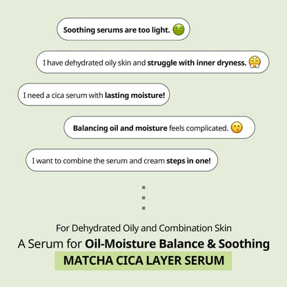 [VT Cosmetics] Matcha Cica Layer Serum 30ml