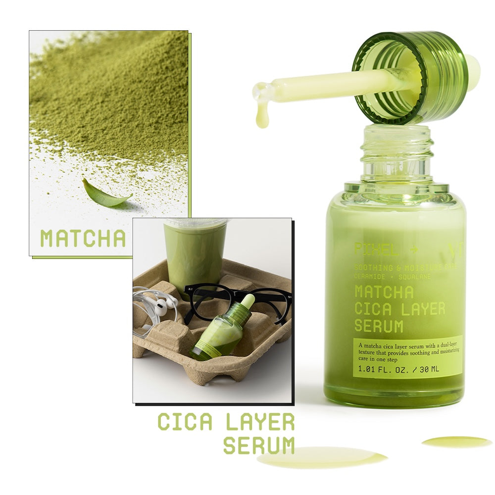 [VT Cosmetics] Matcha Cica Layer Serum 30ml