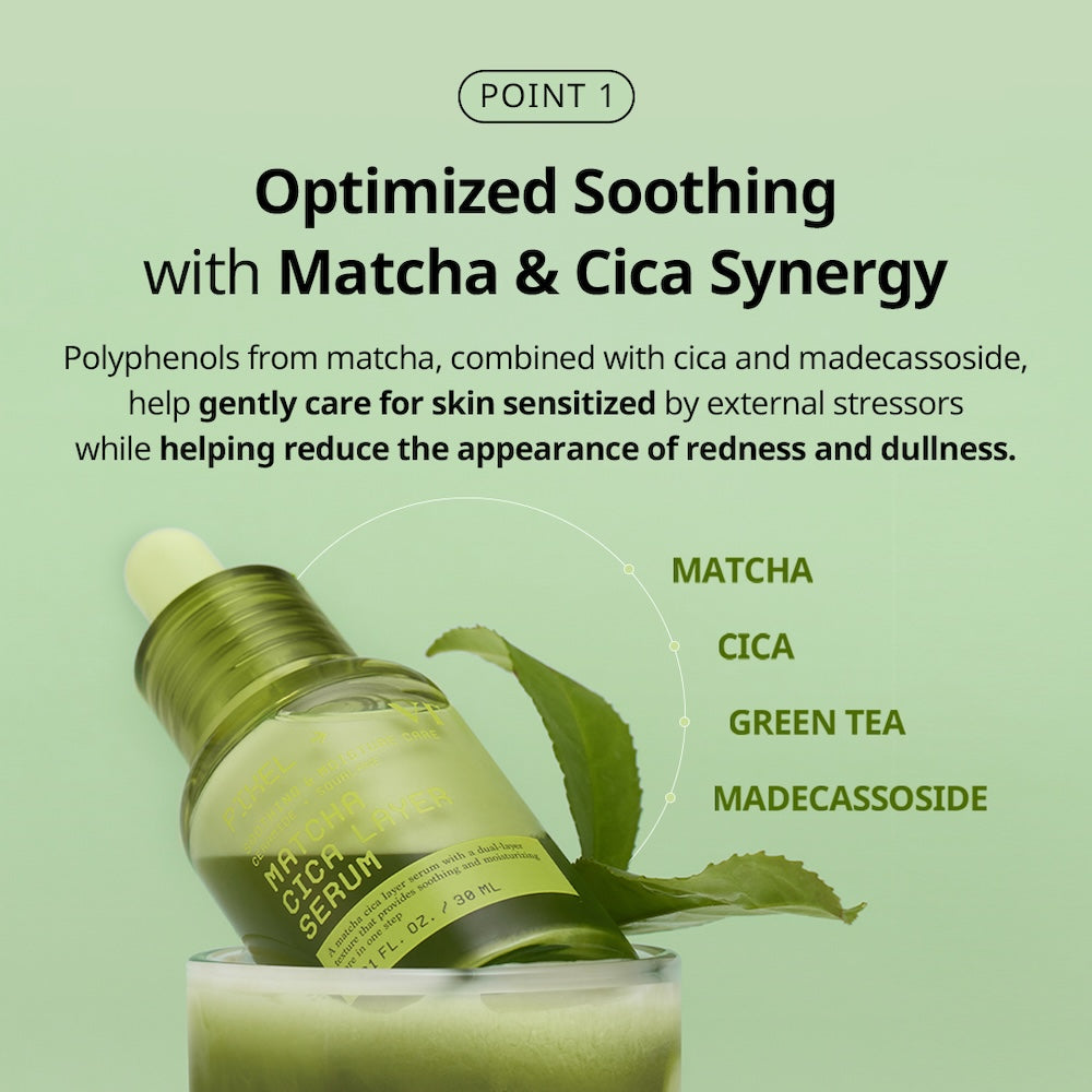 [VT Cosmetics] Matcha Cica Layer Serum 30ml