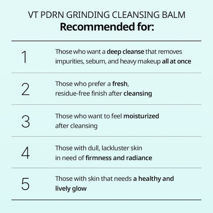 [VT Cosmetics] PDRN Grinding Cleansing Balm 50ml