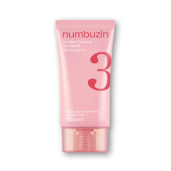 [Numbuzin] No Filter Tone-Up Sun Serum SPF50+ PA++++ 01 Glow 50ml