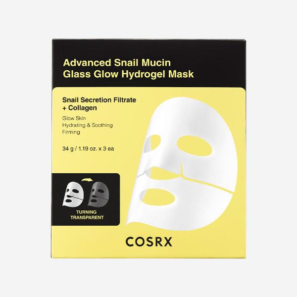 [Cosrx] Advanced Snail Mucin Glass Glow Hydrogel Mask 3ea
