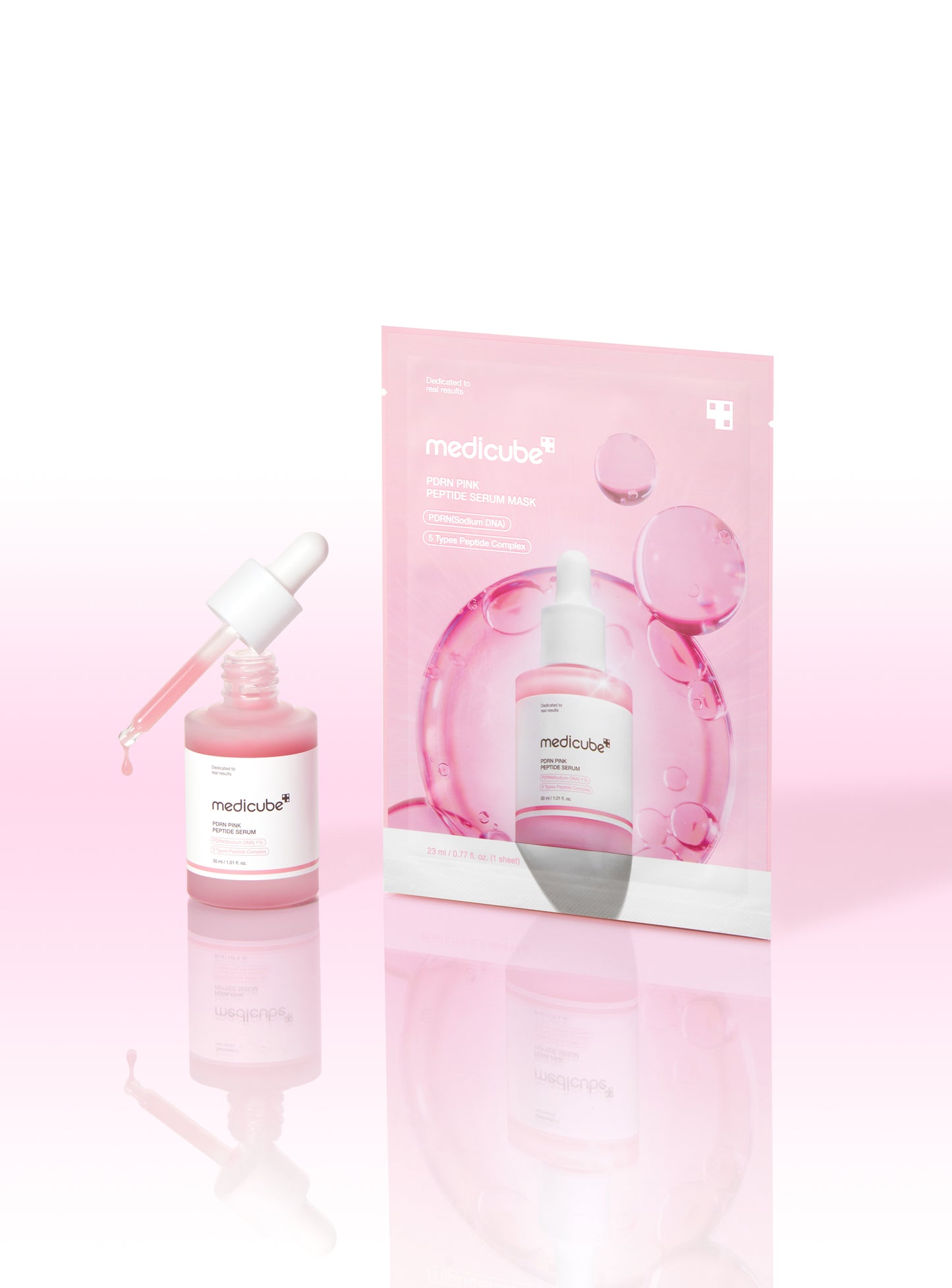 [Medicube] PDRN Pink Peptide Serum Mask 23ml