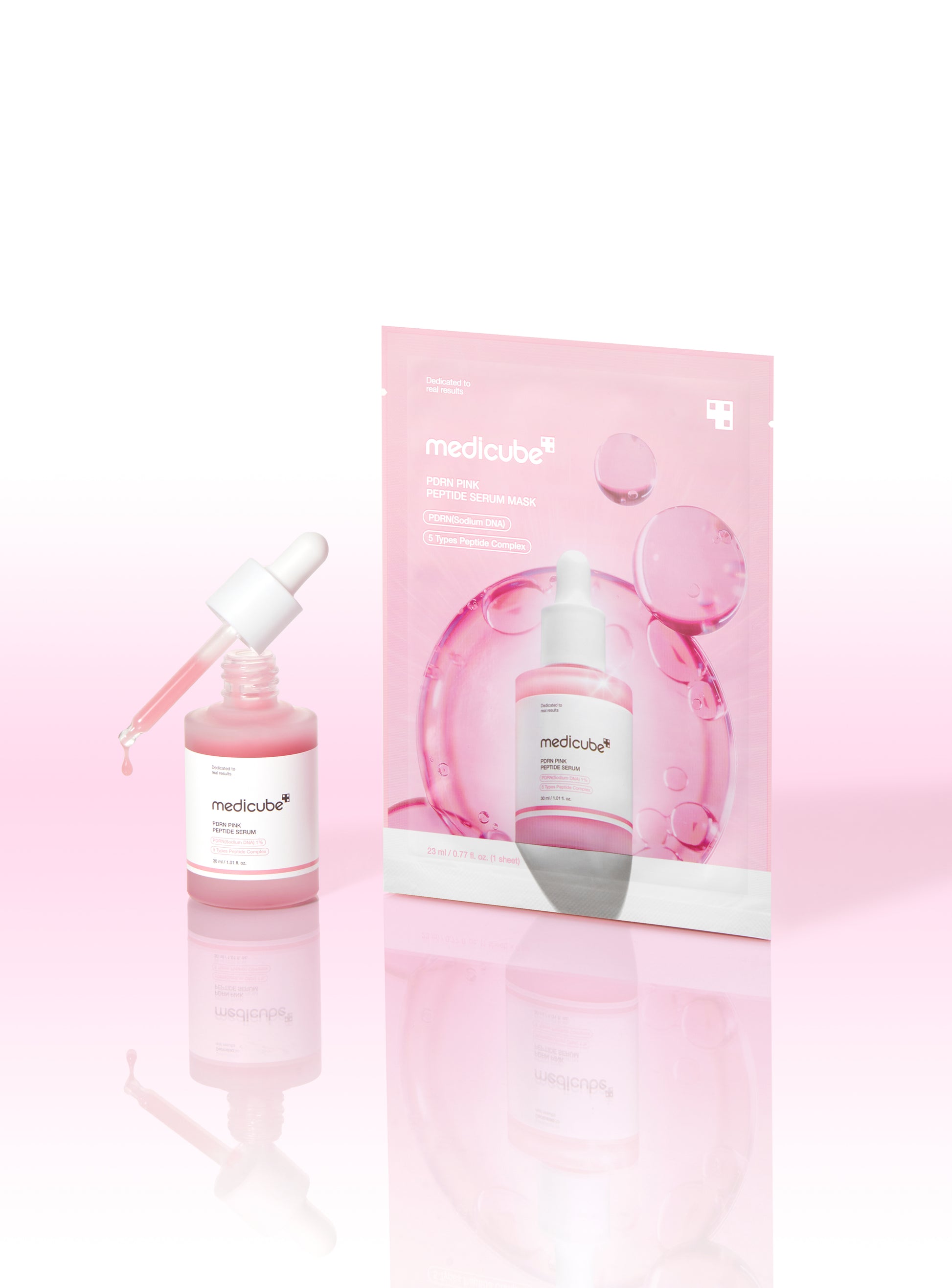 [Medicube] PDRN Pink Peptide Serum Mask 23ml