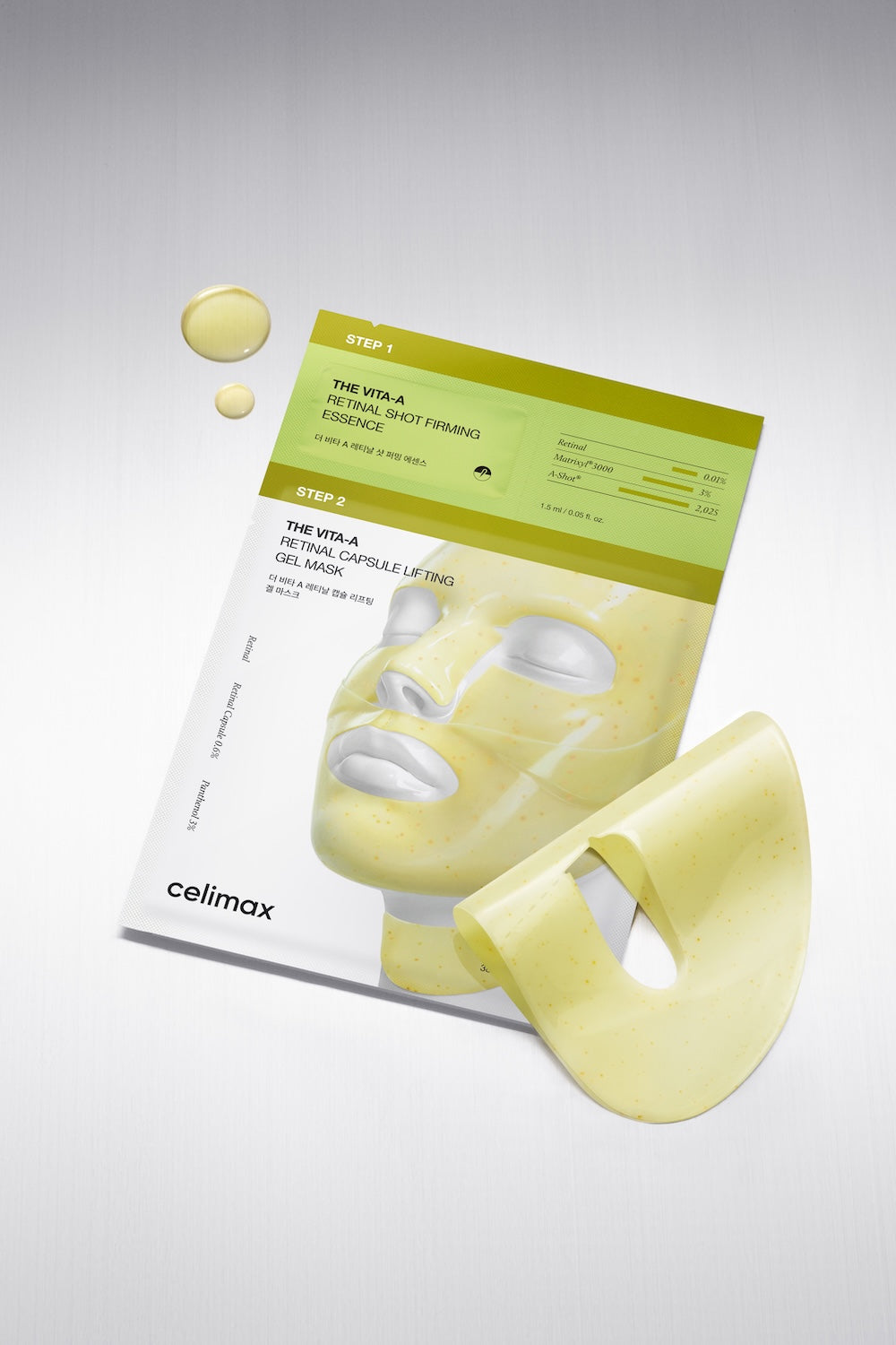 [celimax] The Vita-A Retinal Shot Tightening 2-Step Gel Mask 4ea