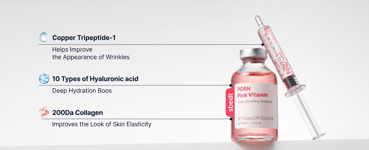 [SUNGBOON EDITOR] PDRN Pink Vitamin Glow Boosting Ampoule 35ml