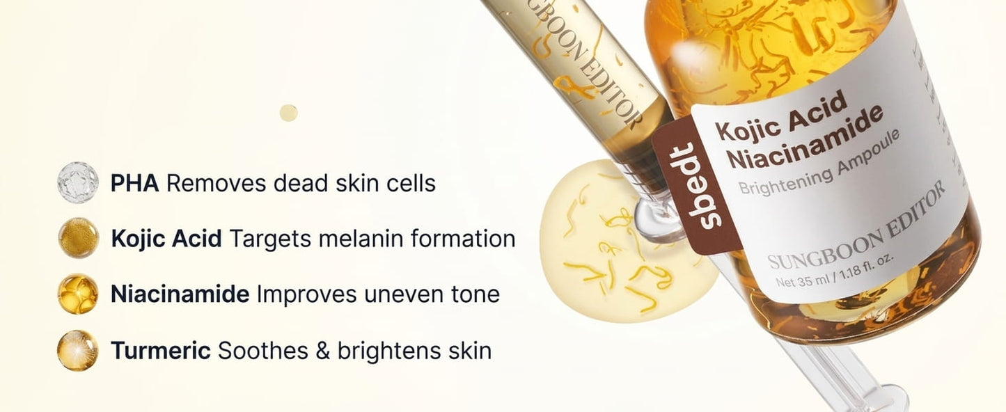 [SUNGBOON EDITOR] Kojic Acid Niacinamide Brightening Ampoule 35ml