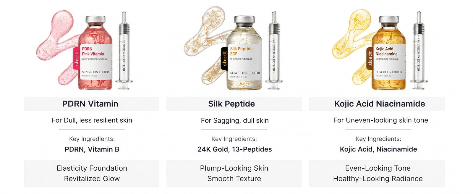 [SUNGBOON EDITOR] Silk Peptide EGF Intensive Ampoule 35ml