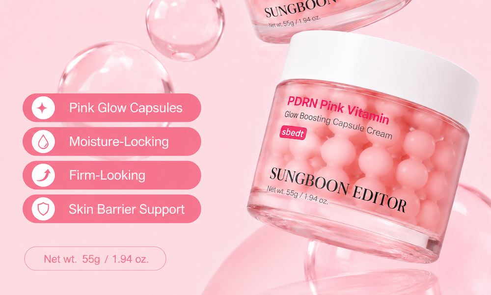 [SUNGBOON EDITOR] PDRN Pink Vitamin Glow Boosting Capsule Cream 55g
