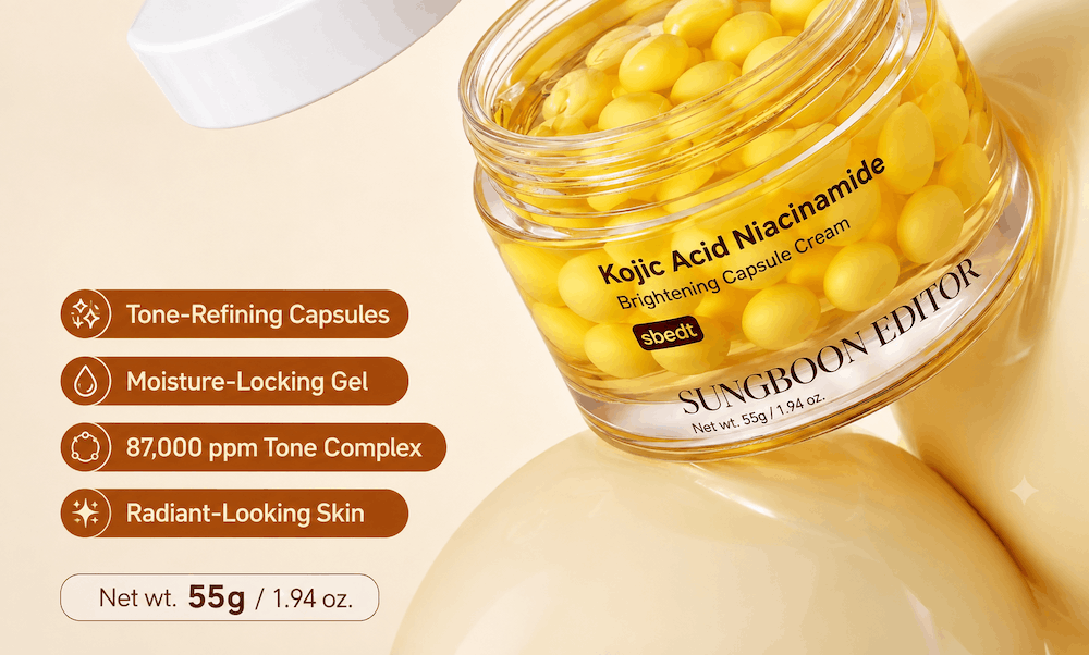 [SUNGBOON EDITOR] Kojic Acid Niacinamide Brightening Capsule Cream 55g