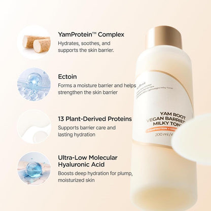 [Isntree] Yam Root Vegan Barrier Milk Toner 200ml