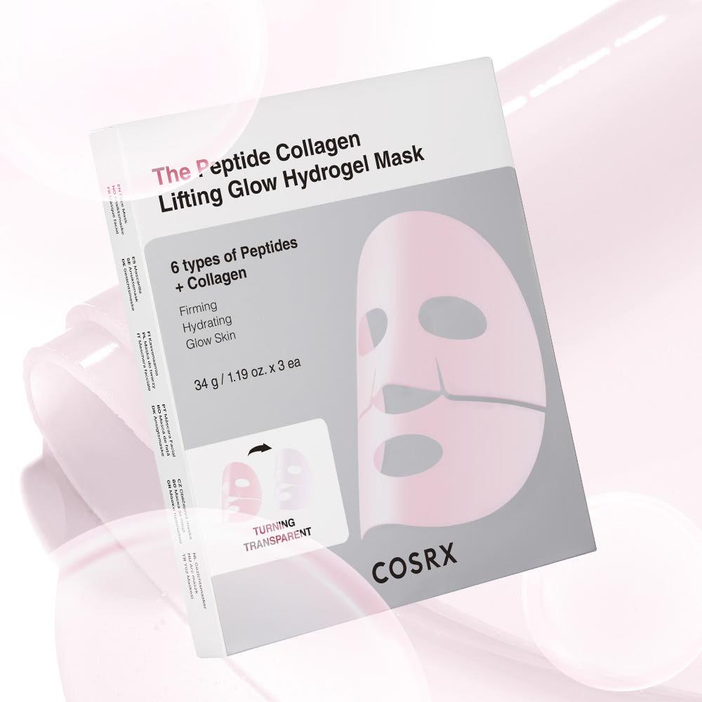 [COSRX] The Peptide Collagen Lifting Glow Hydrogel Mask 34g * 3ea