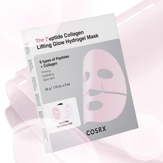 [COSRX] The Peptide Collagen Lifting Glow Hydrogel Mask 34g * 3ea