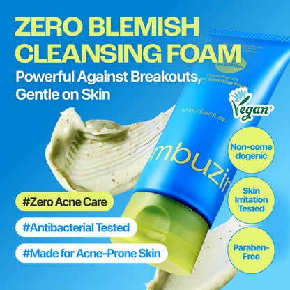 [numbuzin] Zero Blemish Clarifying 2% Sulfur Cleansing Foam 150ml