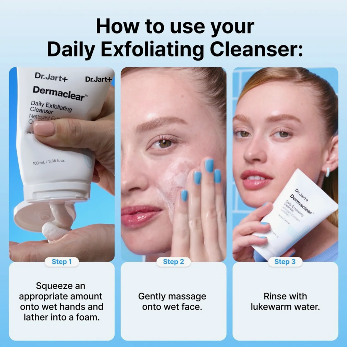 [Dr.Jart+] Dermaclear Daily Exfoliating Cleanser 100ml