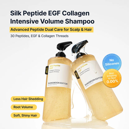 [SUNGBOON EDITOR] Silk Peptide EGF Collagen Intensive Volume Shampoo 400ml