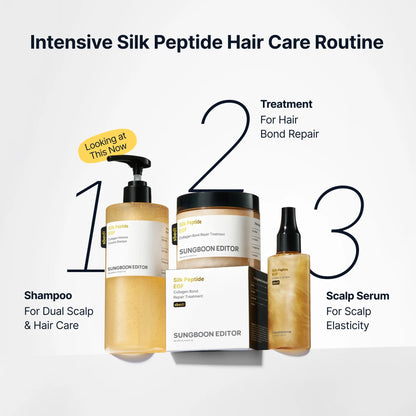 [SUNGBOON EDITOR] Silk Peptide EGF Collagen Intensive Volume Shampoo 400ml