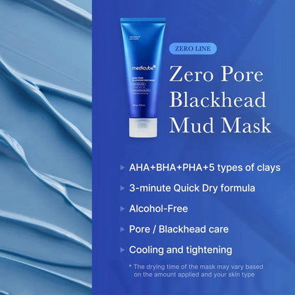 [Medicube] Zero Pore Blackhead Mud Mask 100ml