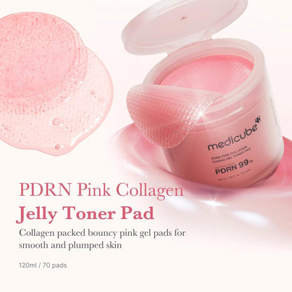 [Medicube] PDRN Pink Collagen Toning Gel Pad 70pcs